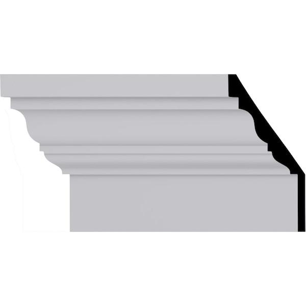 Ekena Millwork 12 3/4"H x 6 1/4"P x 14 1/4"F x 78 3/4"L Fascia Crown Moulding MLD13X06X12FA - main